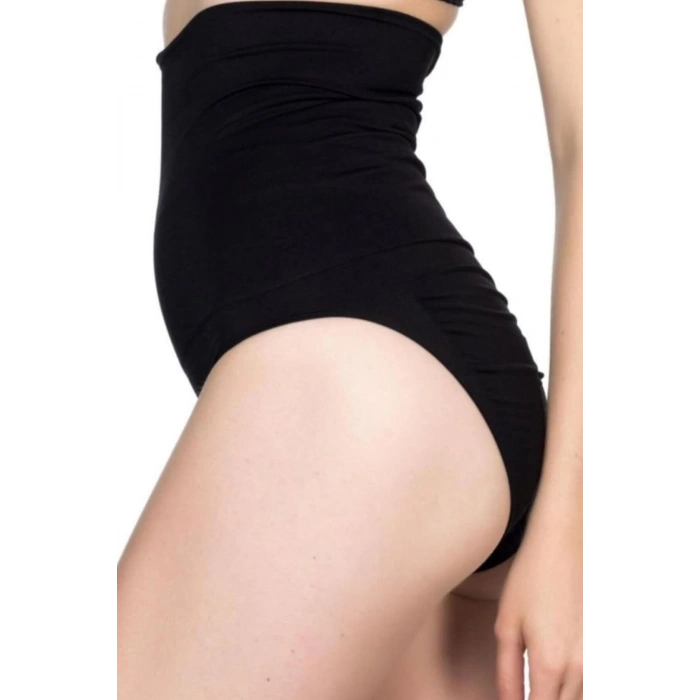MARSİLYAN™ SİYAH MI  2813 Yüksek Bel Slip Lazer Korse