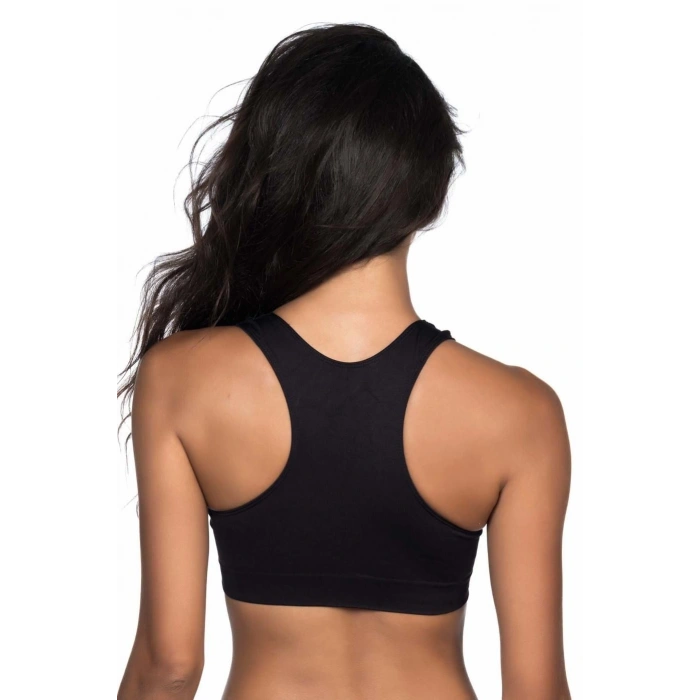 MARSİLYAN™ SİYAH MI  4011 Sporcu Toparlayıcı Büstiyer