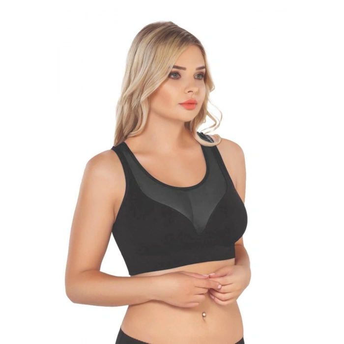 MARSİLYAN™ SİYAH MI  4028 Seamless Tül Toparlayıcı Büstiyer