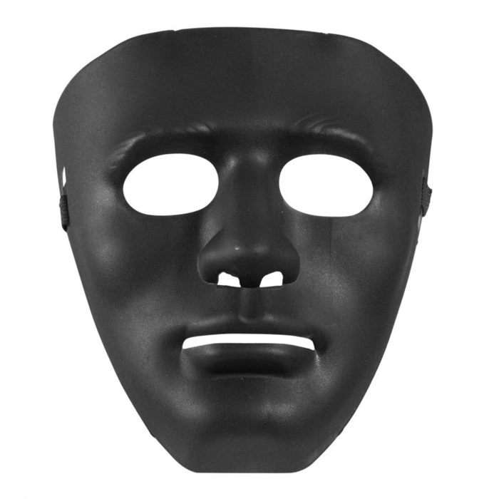 Siyah Renk Hip Hop Anonim Jabbawockeez Dans Maskesi 18x19 cm (4887)