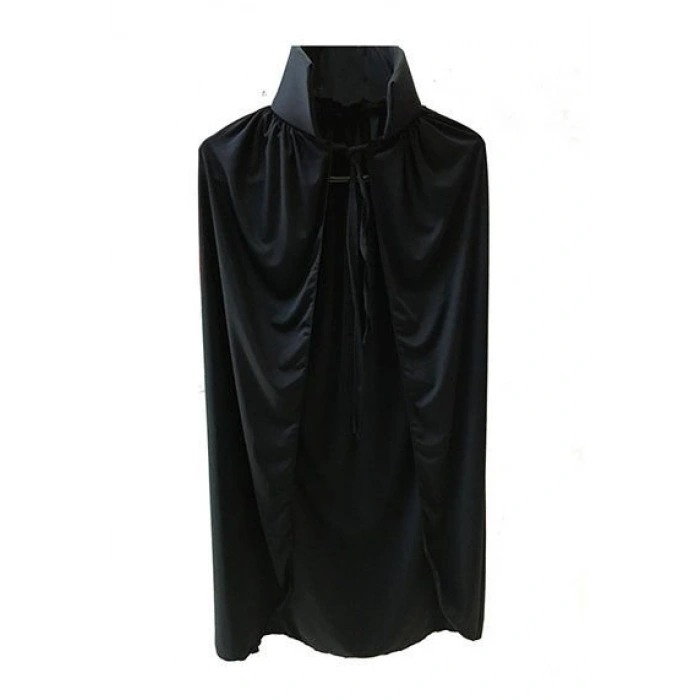 Sİyah Yakalı Pelerin - Vampir Pelerin - Dracula Pelerin 90 cm