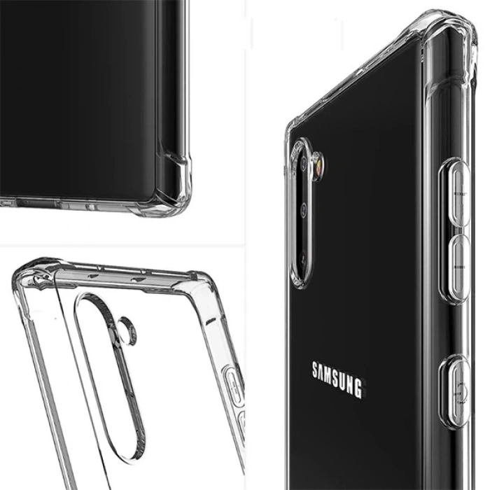 Sm Galaxy Note 10 Anti-drop Darbe Emici Silikon Kılıf