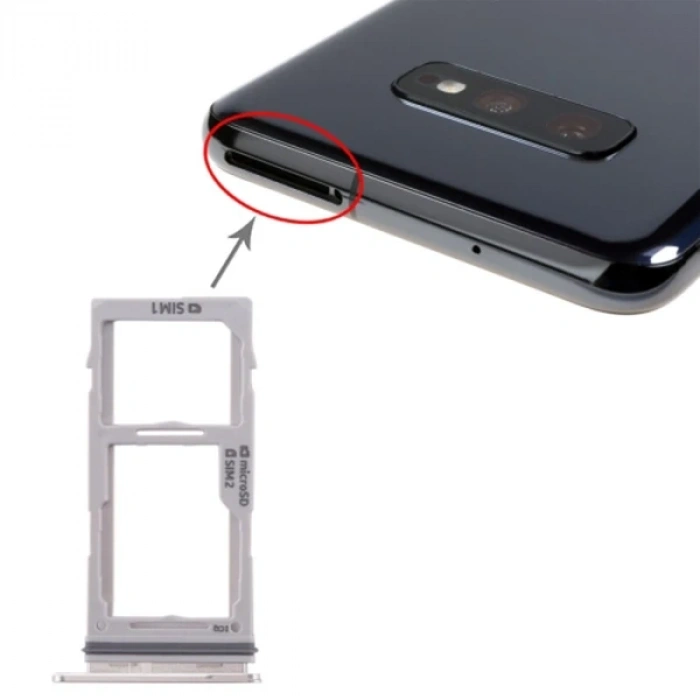 Sm Galaxy S10+/s10/s10e Sim Kart Kapağı Tutucu Sim Yuvası (2sim)