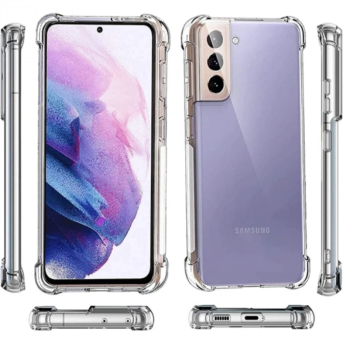 Sm Galaxy S21 - S30 Anti-drop Shockproof Darbe Emici Silikon Kılıf