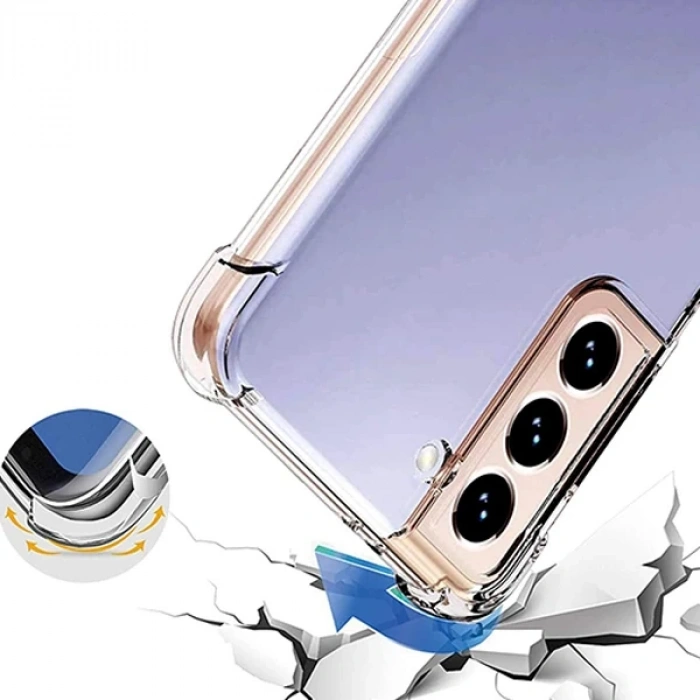 Sm Galaxy S21 - S30 Anti-drop Shockproof Darbe Emici Silikon Kılıf
