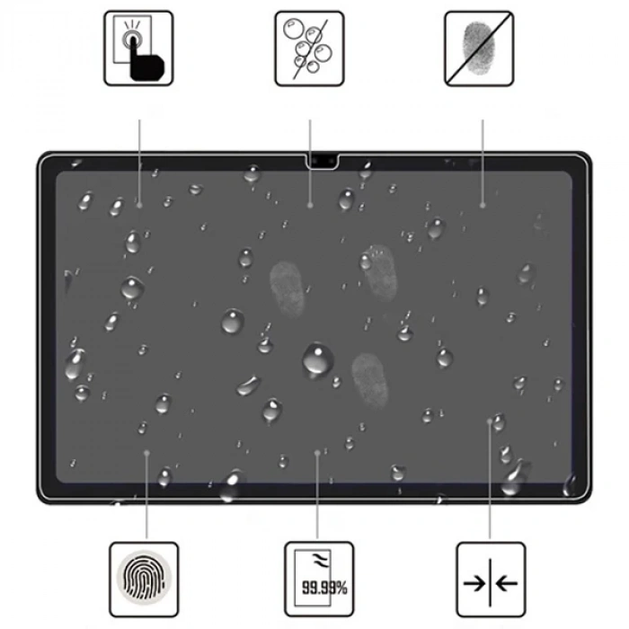 Sm Galaxy Tab A7 10.4 (2020) T500/t505 Tempered Cam Ekran Koruyucu