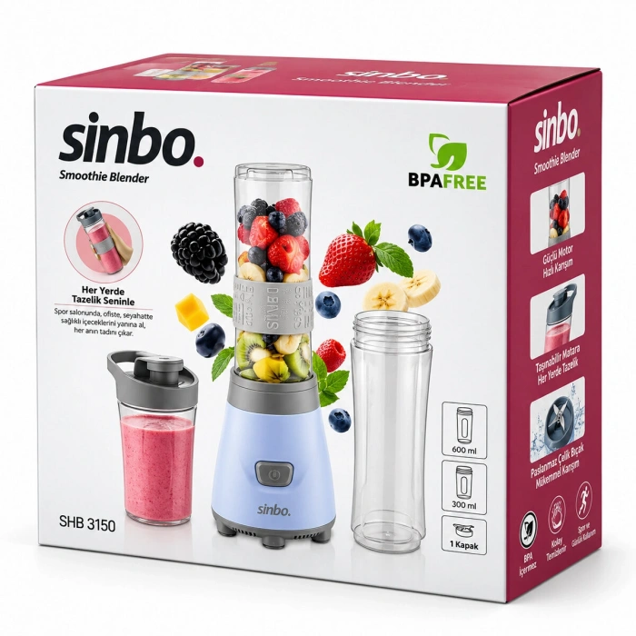 SMOOTHIE BLENDER 300W SHB-3150 (4887)