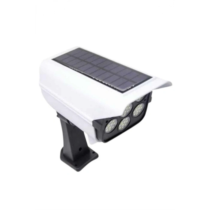 Solar Bahçe Aydınlatması Hareket Sensörlü Uzaktan Kumandalı Kamera Görünümlü