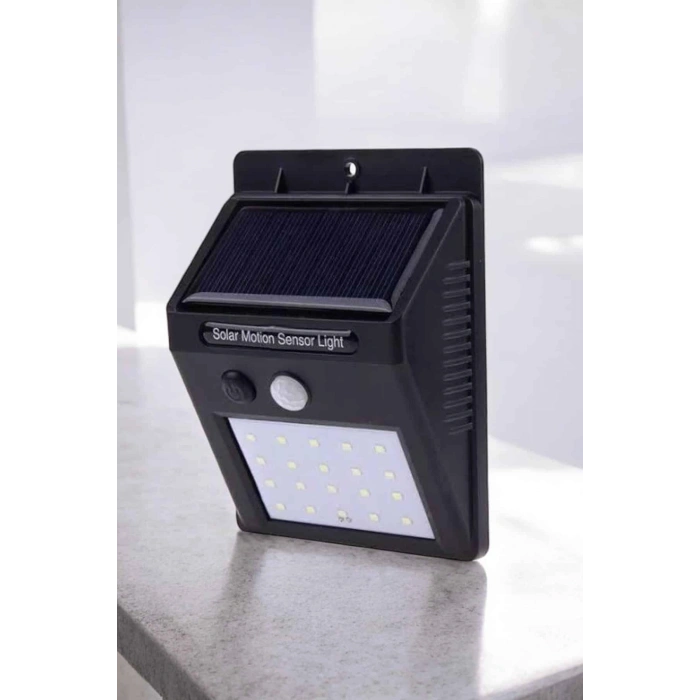 Solar Güneş Enerji Panelli Sensörlü Lamba Enerji Tasarruflu