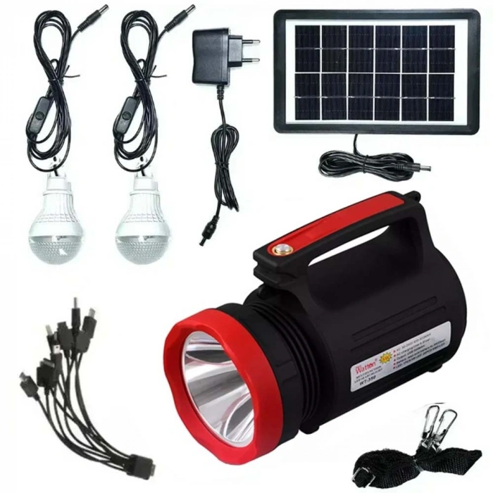 Solar Güneş Enerjili Fener Işıldak Led Ampül Wt-315