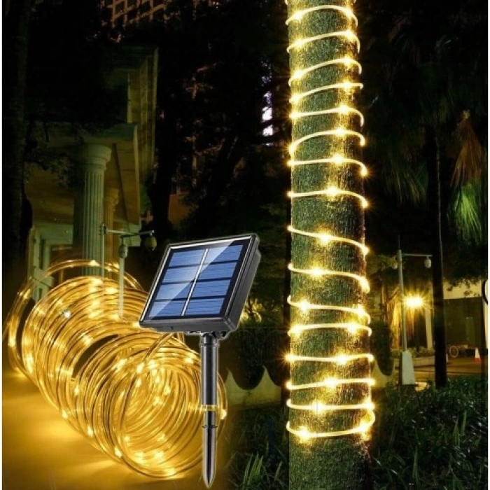 Solar Güneş Enerjili Hortum Kaplamalı Gün Işığı LED