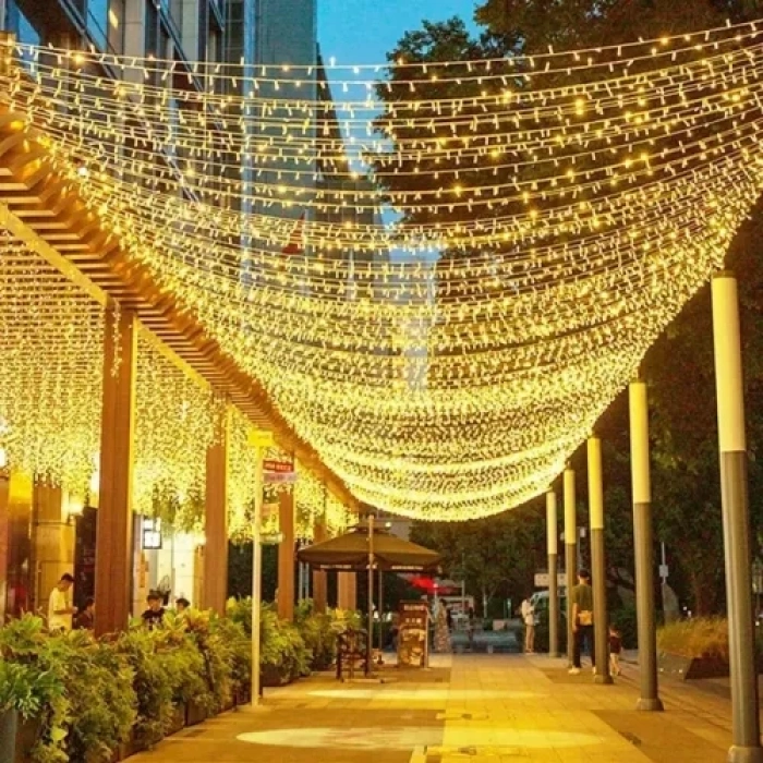 Solar Peri Led 20m 200 Led Gün Işığı
