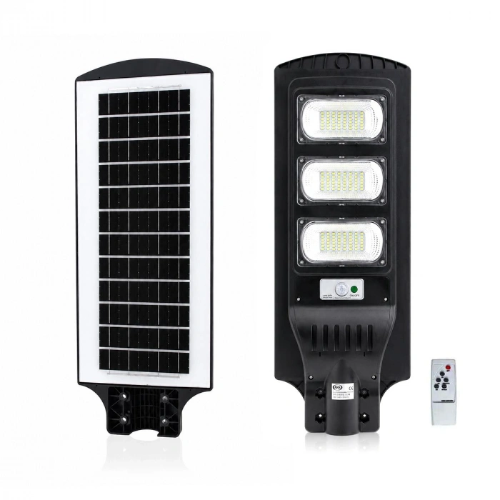 Solar Sokak Lambası 300W 6500K Sensörlü Kumandalı