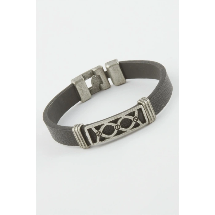 Sonsuzluk Suni Deri Bileklik