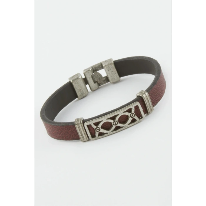 Sonsuzluk Suni Deri Bileklik