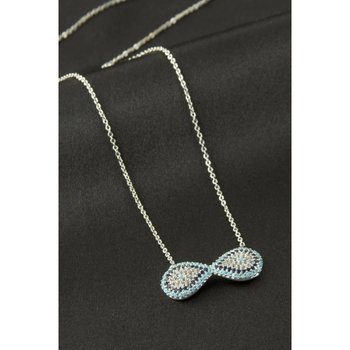 Sonsuzluk Zirkon Taşlı Kolye