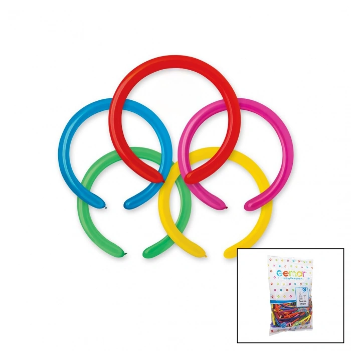 SOSİS UZUN BALON 2 İNÇ - 5CM - 100PCS (4887)
