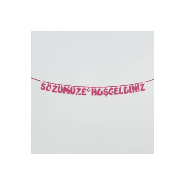 Sözümüze Hoşgeldiniz Keçe Yazı