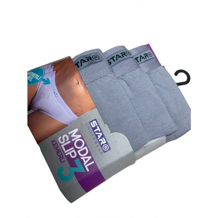 Star 109 Erkek 3lü Modal Slip