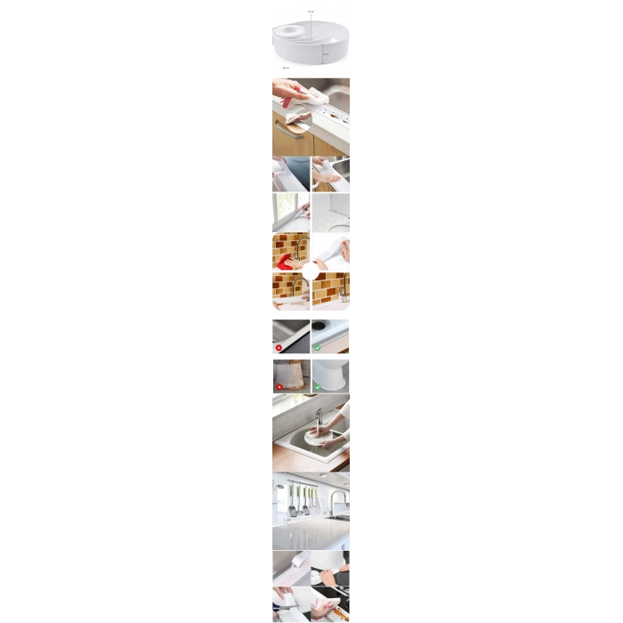 Su Geçirmez Küvet Lavabo Duş Bandı 3 Metre Flexia Design