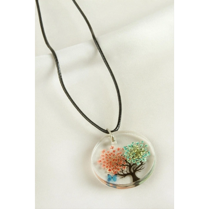 Sultan Otu Hayat Ağacı Epoksi Kolye