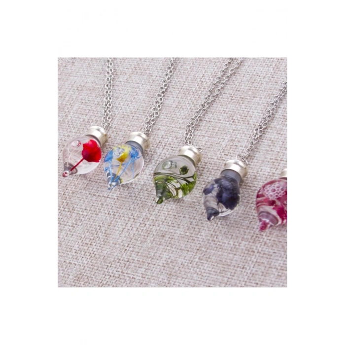 Sulu Fanus Canlı Kolye