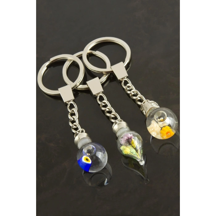 Sulu Karışık Fanus Anahtarlık