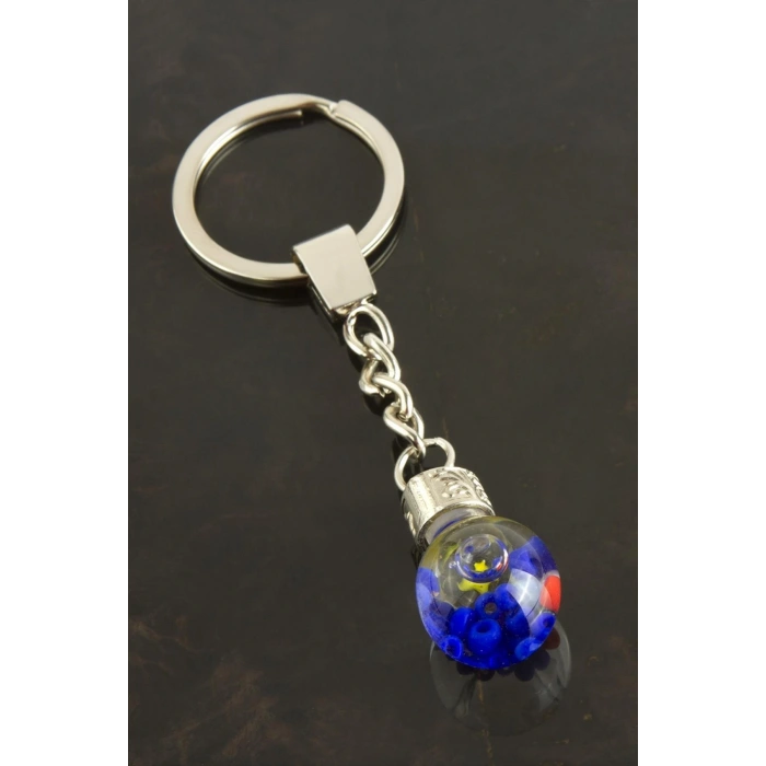 Sulu Karışık Fanus Anahtarlık