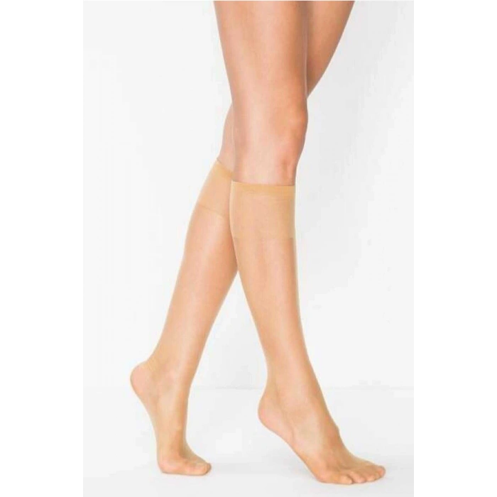 Süper Ince 15 den Mat Pantolon Çorabı Ten