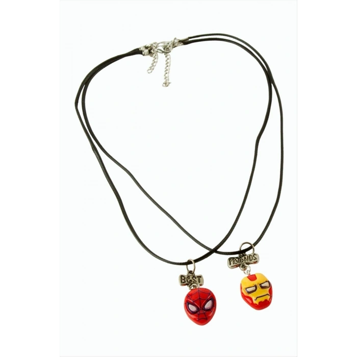 Süper Kahramanlar Arkadaşlık Kolyeleri (Çift Kolye)