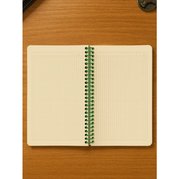 Surfing in California Temalı Spiralli Kareli Defter – 80 Yaprak, 160 Sayfa (18 x 24 cm)