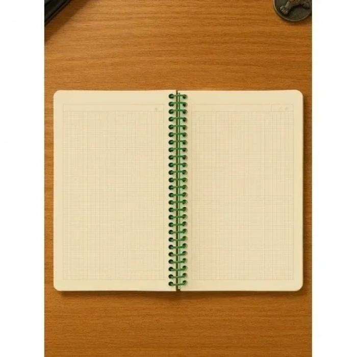 Surfing in California Temalı Spiralli Kareli Defter – 80 Yaprak, 160 Sayfa (18 x 24 cm)