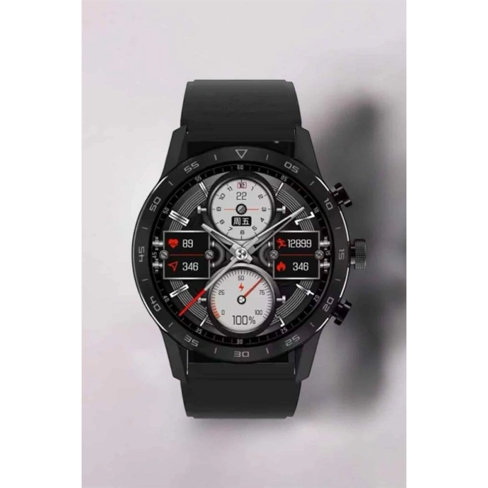 Suya Dayanıklı Dokunmatik Akıllı Saat Bluetooth 5.0, Sesli Asistan Ve Sağlık Takibi