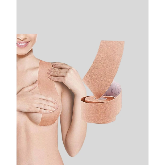 Suya Dayanıklı Görünmez Göğüs Bandı – Pamuklu Ve Esnek Destek Bandı