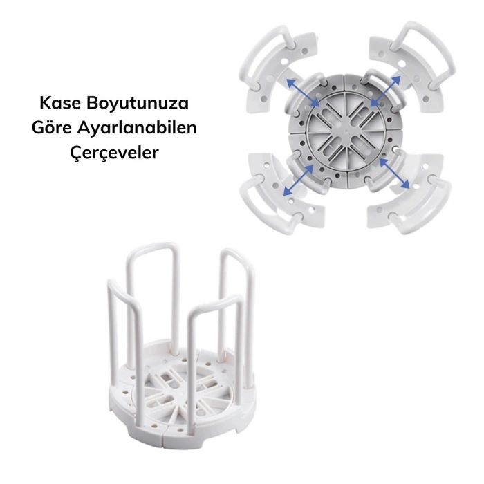 Tabak Bardak Kase Standı Bulaşık Kurutma Tutucu Mutfak Düzenleyici Organizatör (4887)