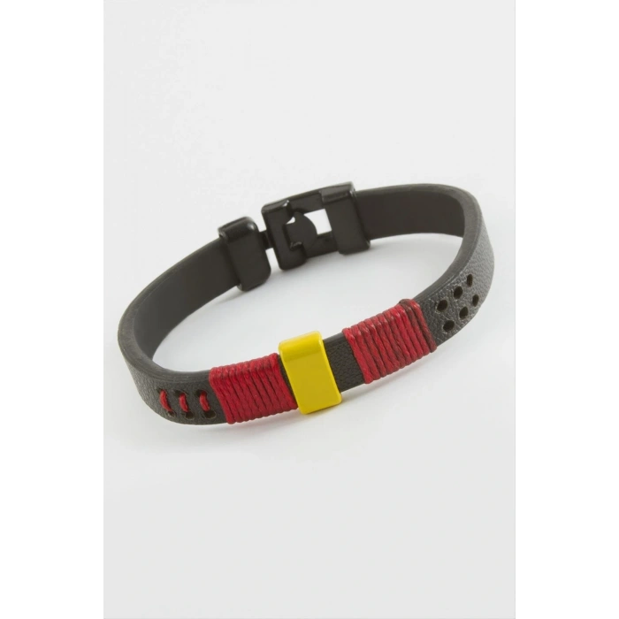 Taraftar Kaliteli Suni Deri Bileklik