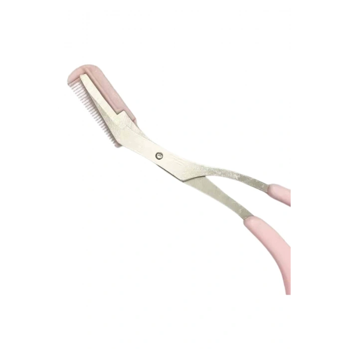 Taraklı Kaş Bıyık Makası Ve Kaş Ustura Seti Kaş Bıyık Tüy Alma Epilasyon Aleti 2li Set