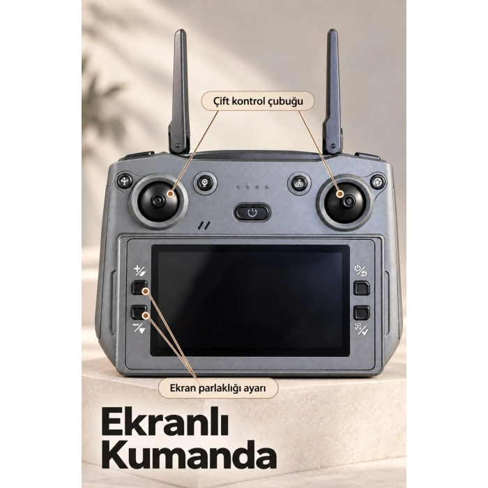 Taşıma Çantalı GPS Drone ve Ekranlı Kumanda