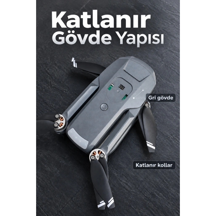 Taşıma Çantalı Gps Drone Ve Ekranlı Kumanda