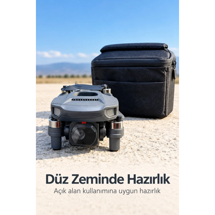 Taşıma Çantalı GPS Drone ve Ekranlı Kumanda