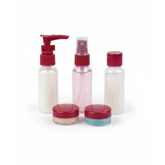 Taşınabilir 5 Parça Seyahat Kozmetik Dolum Seti 30 Ml