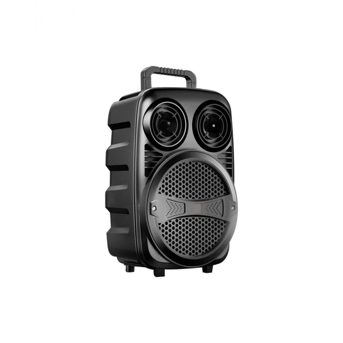 Taşınabilir Bluetooth Speaker Mikrofonlu Karaoke Hoparlör Rgb Işıklı 6.5 İnç Güçlü Ses