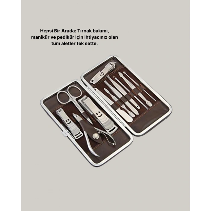 Taşınabilir Çok Fonksiyonlu Kişisel Bakım Seti El Ve Ayak İçin