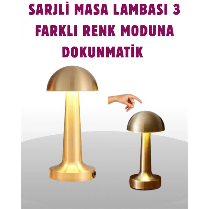 Taşınabilir Dokunmatik Led Lamba – Sıcak & Soğuk Işık Ayarı