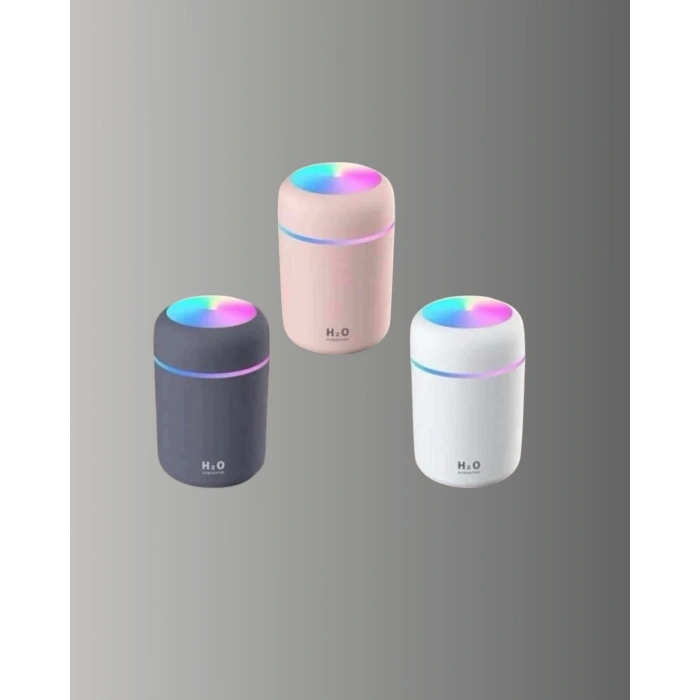 Taşınabilir Hava Nemlendirici – Renkli Işık Ve Usb Bağlantı