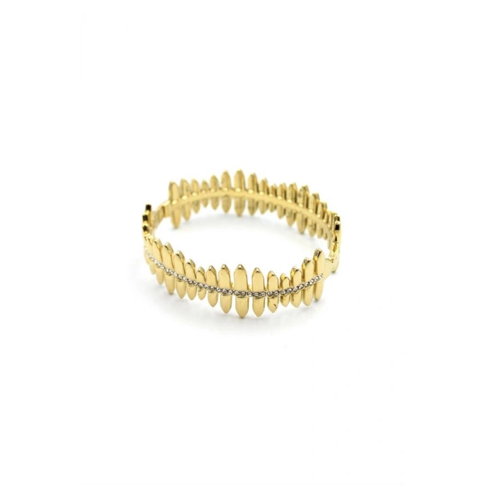 Taşlı Bilezik - Altın