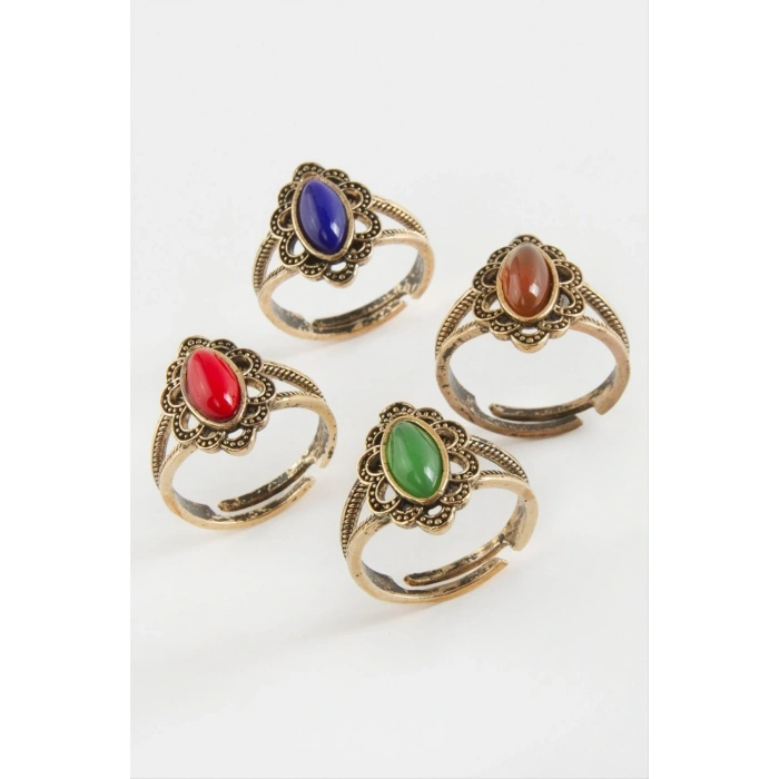 Taşlı Otantik Yüzük