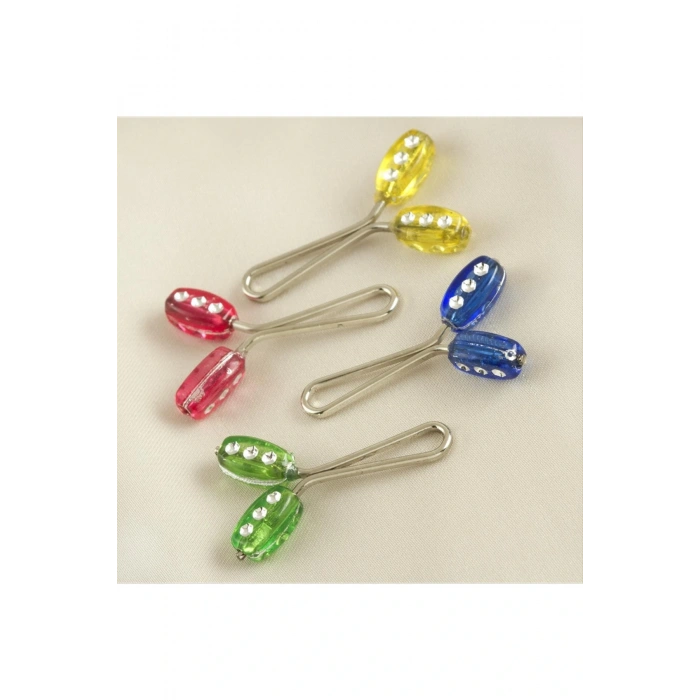 Taşlı Oval Klipsi Firkete