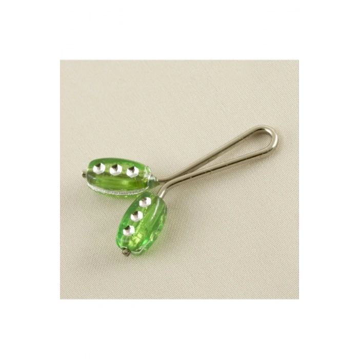 Taşlı Oval Klipsi Firkete