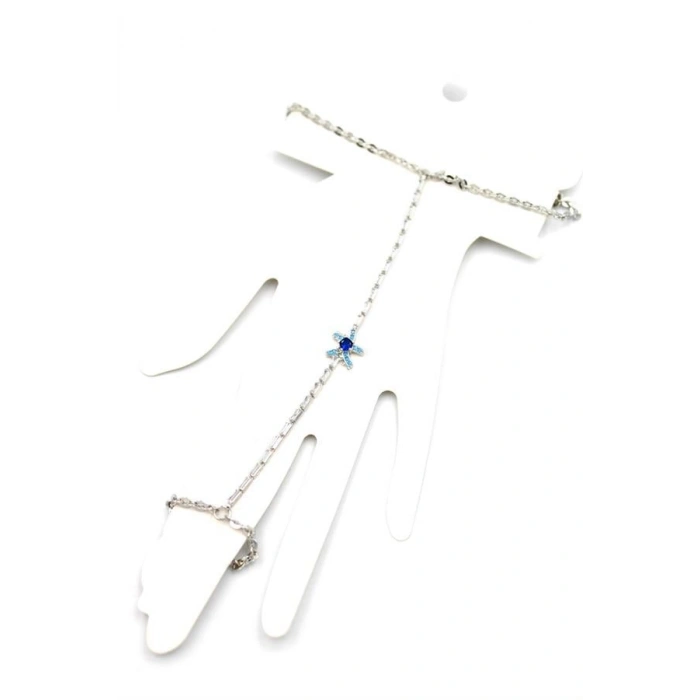 Taşlı Yıldız Şahmeran - Gümüş